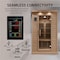 Steamspa 2-Person Carbon FAR Infrared Hemlock Wooden Indoor Home Sauna with LED Touch Control Panel SC-SS0009-0S - alternate 9